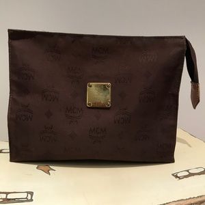 MCM Monogram Clutch Cosmetic Bag NOT FOR SALE